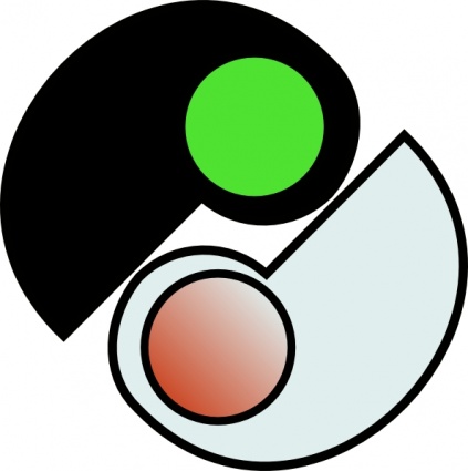 Download One And Two Yin Yang clip art Vector Free