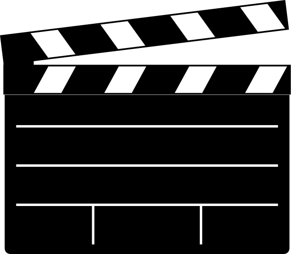 Clapboard clip art - vector clip art online, royalty free & public ...