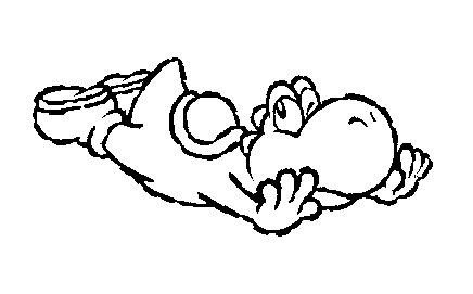deviantART: More Like Yoshi thinking lineart by koshechkazlatovlaska