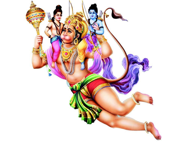 Colourful Hindu Gods and Deities