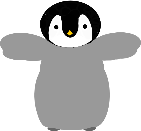 Penguin clip art - vector clip art online, royalty free & public ...