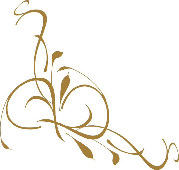 Gold Floral Design Clip Art - vector clip art online ...