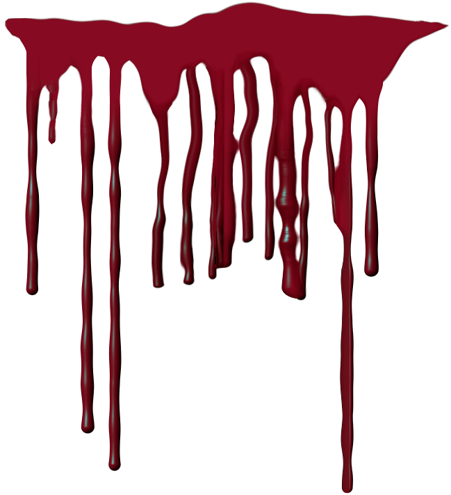 Blood Splatter Twenty-three | Isolated Stock Photo