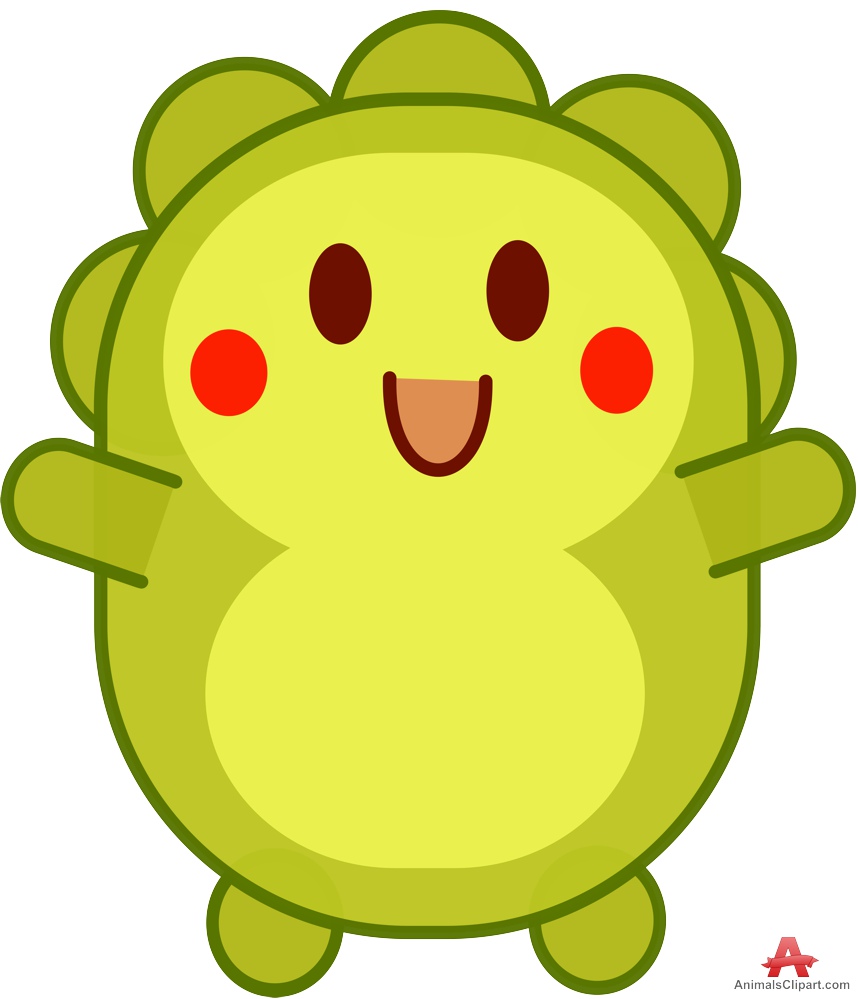 Cute Dinosaur Cartoon Character | Free Clipart Design Download