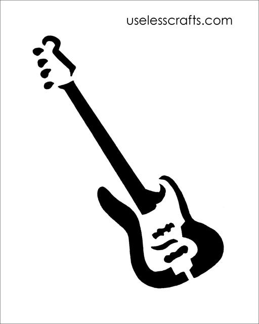 Patterns, Stencils and Electric guitars