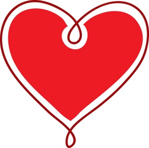 Clip Art Heart Outline - Free Clipart Images
