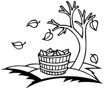 Fall Tree Clipart Black And White - Free Clipart ...