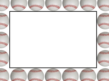 Baseball Page Border
