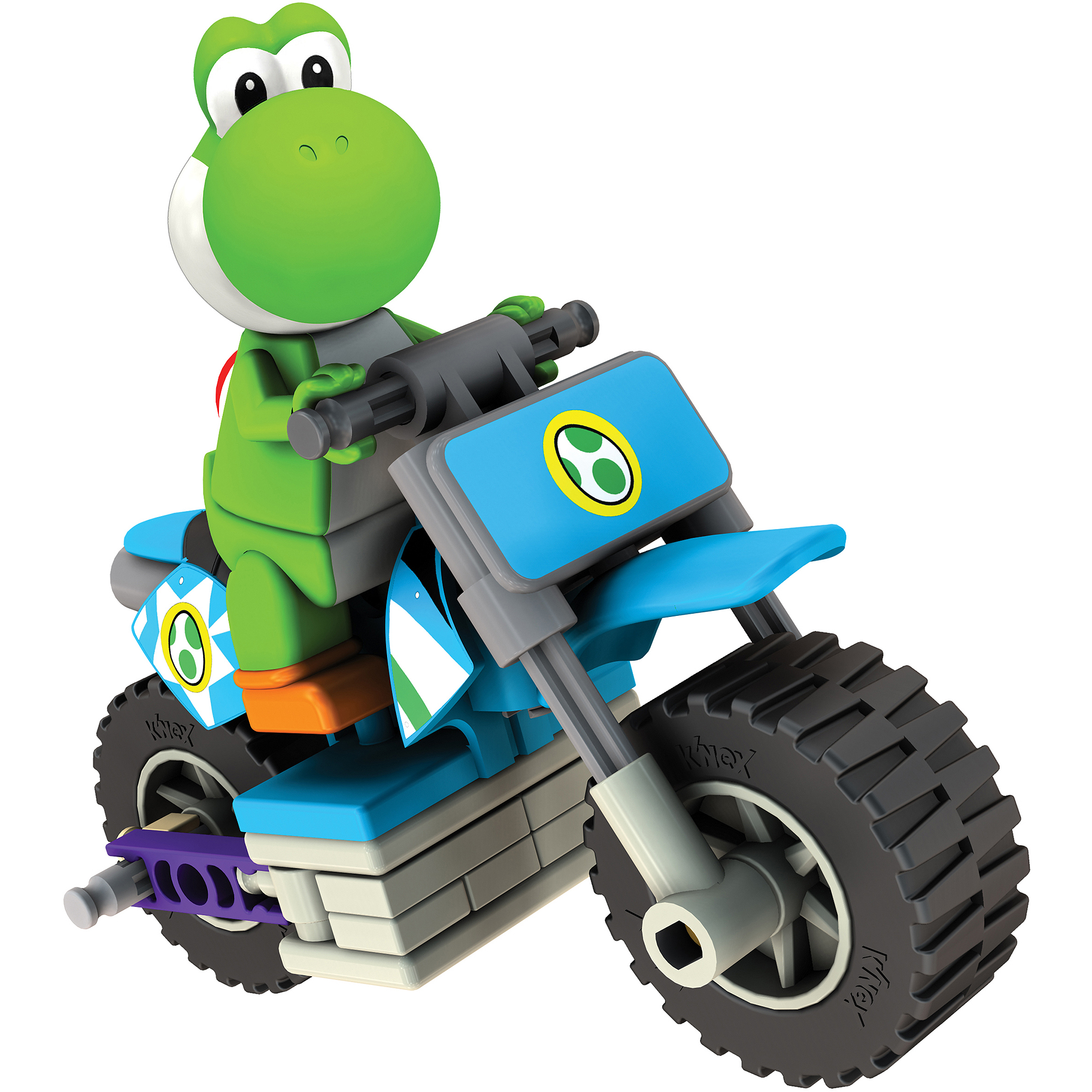 K'NEX Mario Kart Wii Building Set: Yoshi with Standard Bike ...