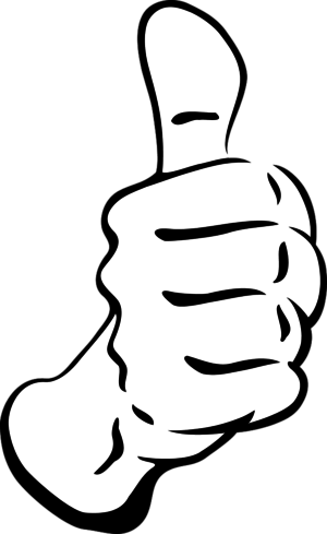 Thumbs Up - vector Clip Art