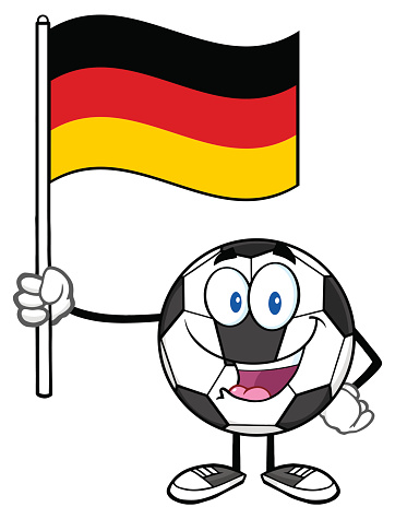 Cartoon Of A Germany Flag Clip Art, Vector Images & Illustrations ...