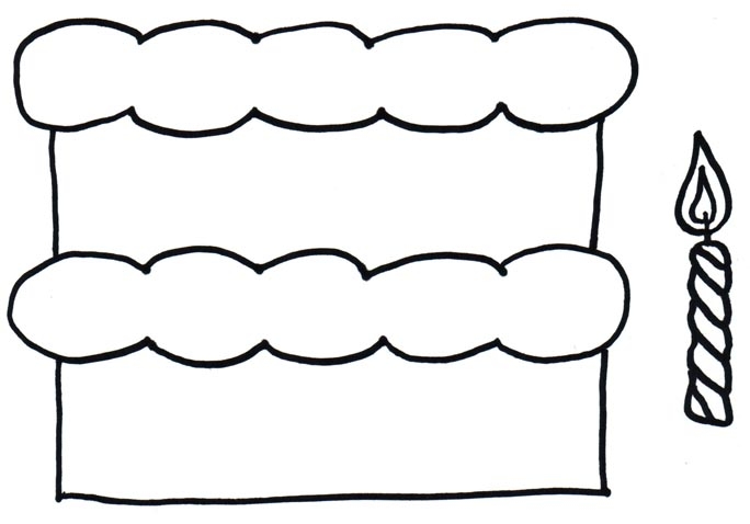Randomized Birthday Candle Coloring Pages Printable Designs Canvas ...