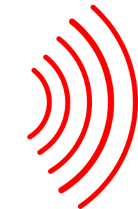 Sound waves clip art