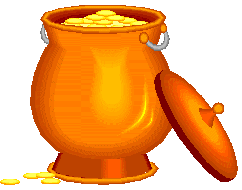 Free Pot of Gold Clipart - Public Domain Holiday/StPatrick clip ...