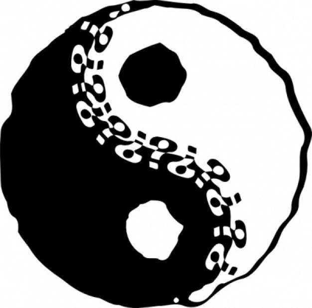 Jin-jang Yin-yang clip art | Download free Vector
