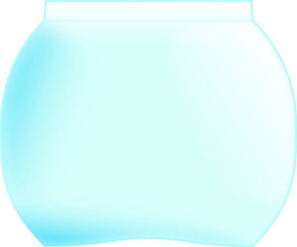 Gold Fish Tank clip art Free Vector