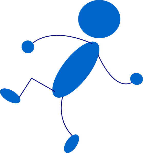 Stick Man Throw clip art Free Vector