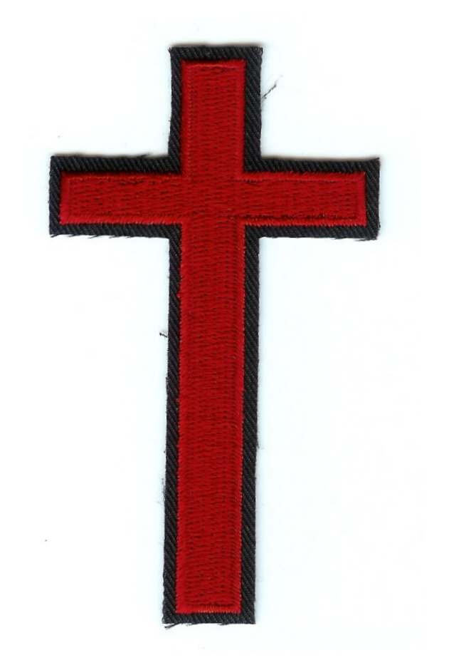 CHRISTIAN BIKER PATCH CROSS -
