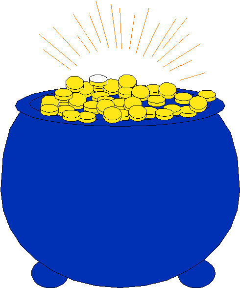 Free Pot of Gold Clipart - Public Domain Holiday/StPatrick clip ...