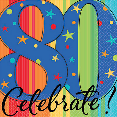 80th Birthday Decorations: Party Supplies, Invitations, Balloons ...