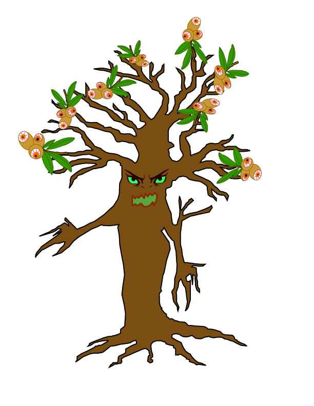 Scary Tree Monster | Graphically Speaking