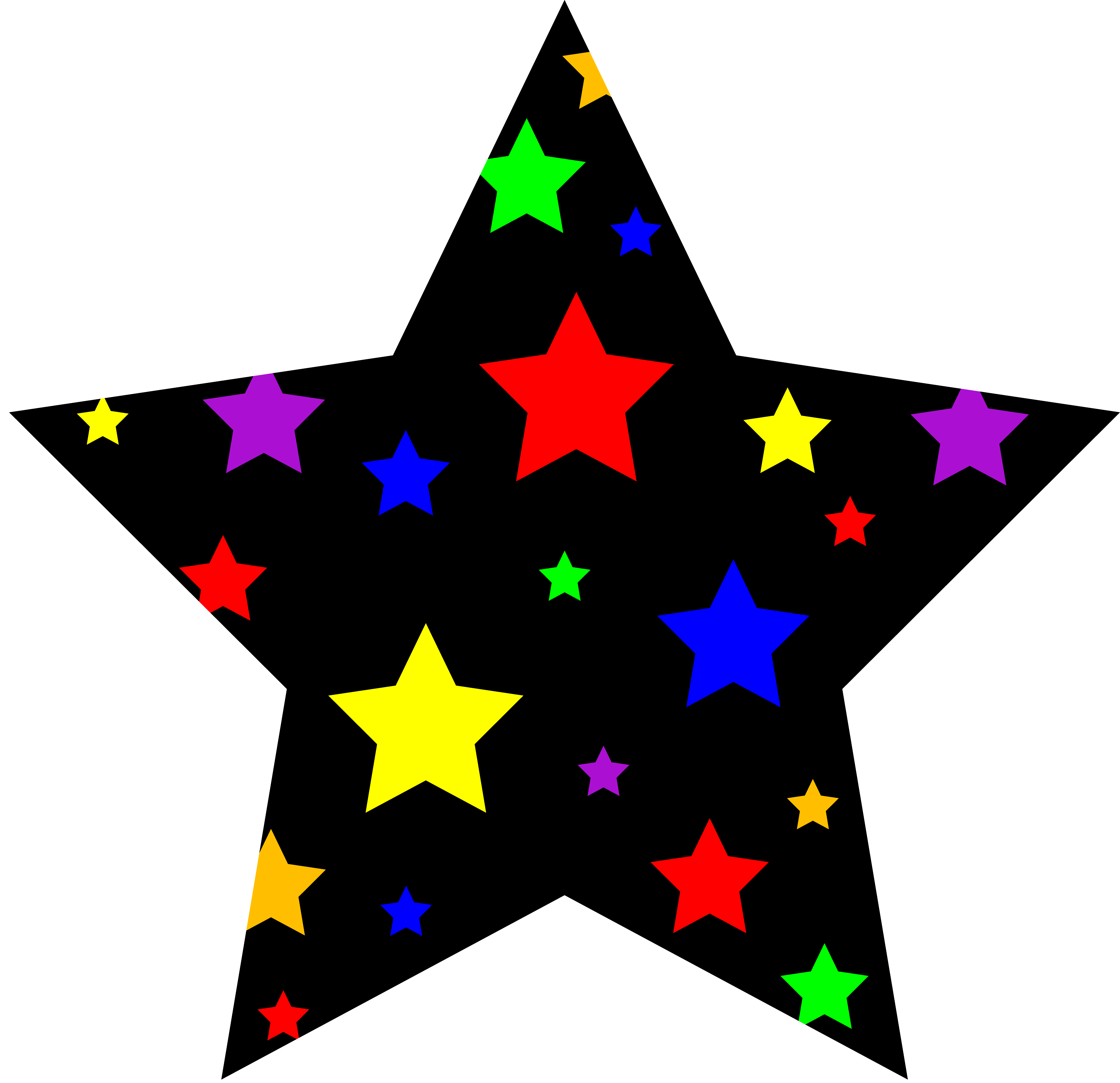 Star Clip Art Outline - Free Clipart Images