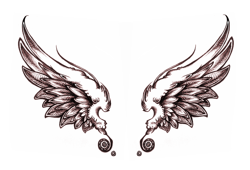 Tribal Angel Wings Tattoo Drawings | Beginner Woodworking Project