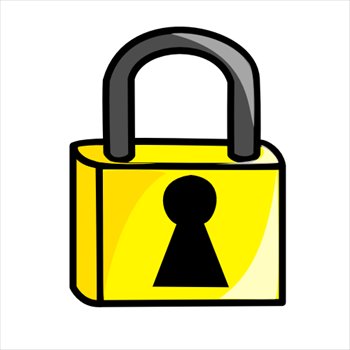 Padlock clipart