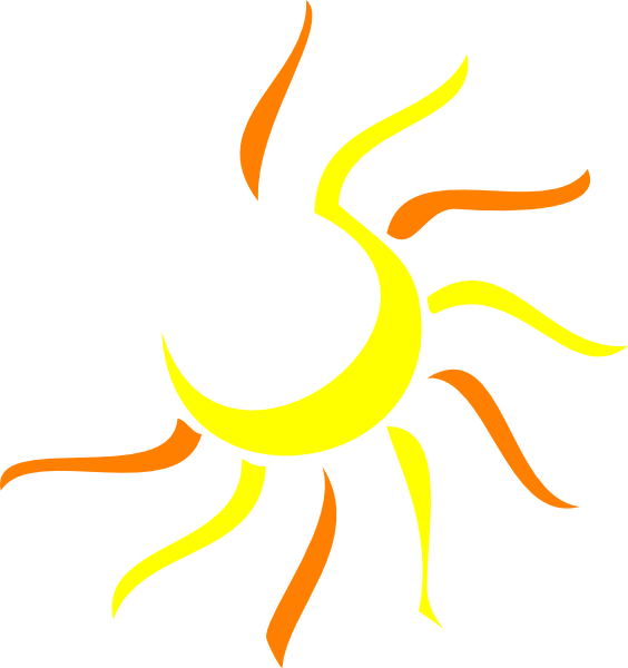 Half Sun Clip Art - Free Clipart Images