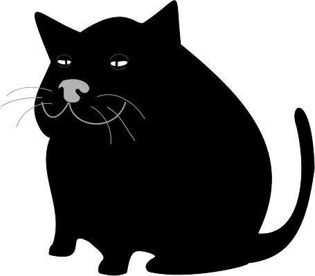 Cartoon Black Cats