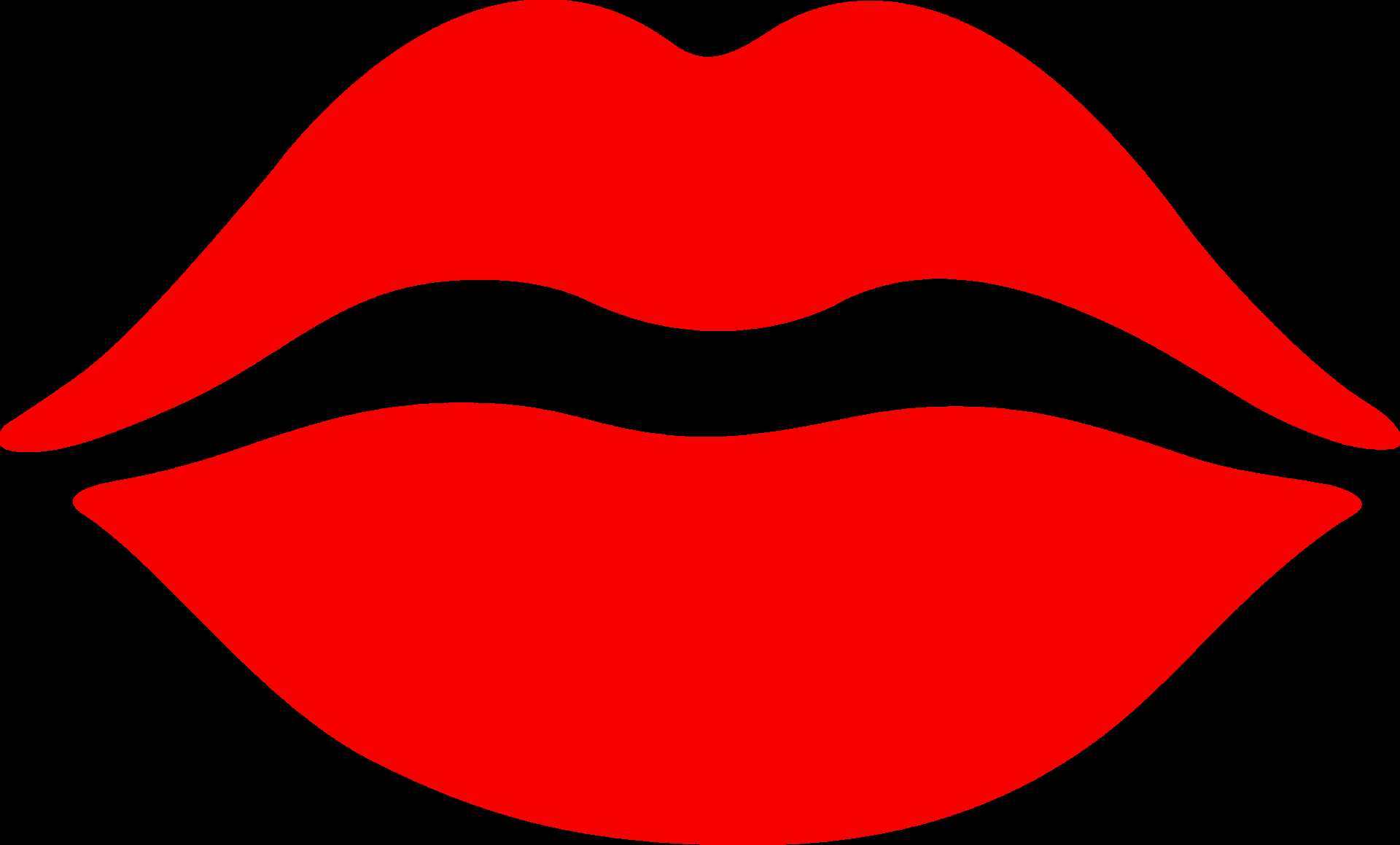 Clip art red lips