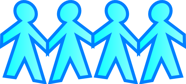 Clipart people holding hands