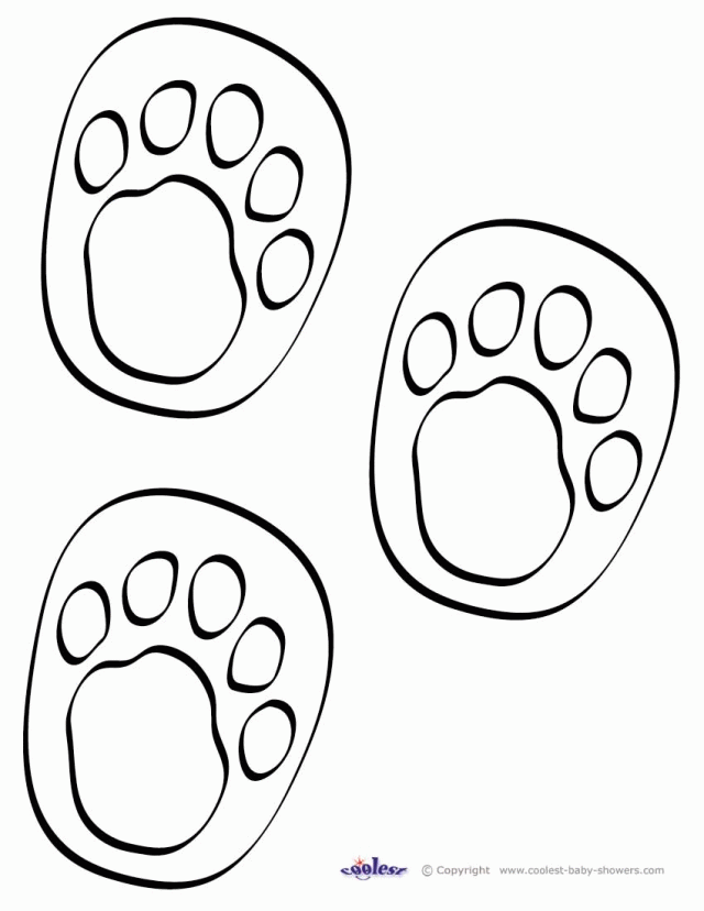 Footprints Coloring Pages - AZ Coloring Pages