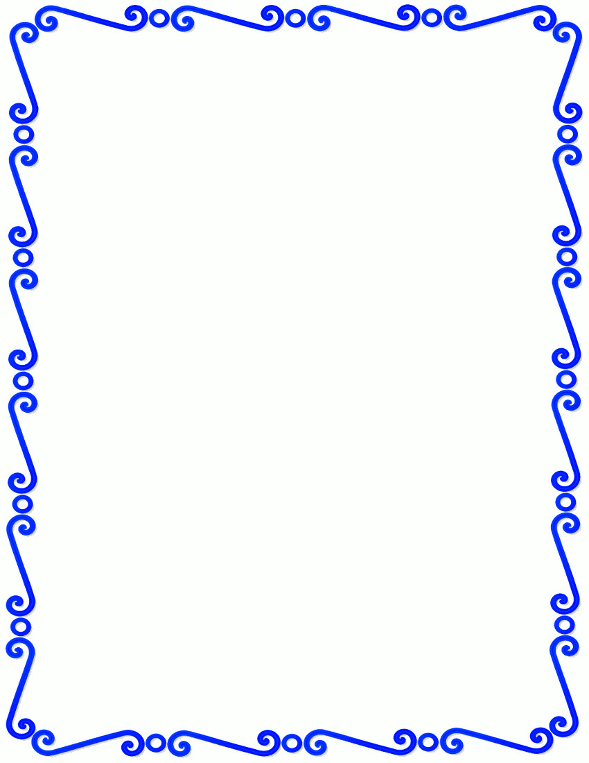 Blue Border Clipart