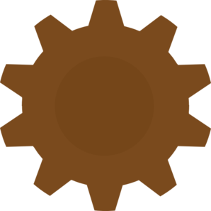 Steampunk gears clipart