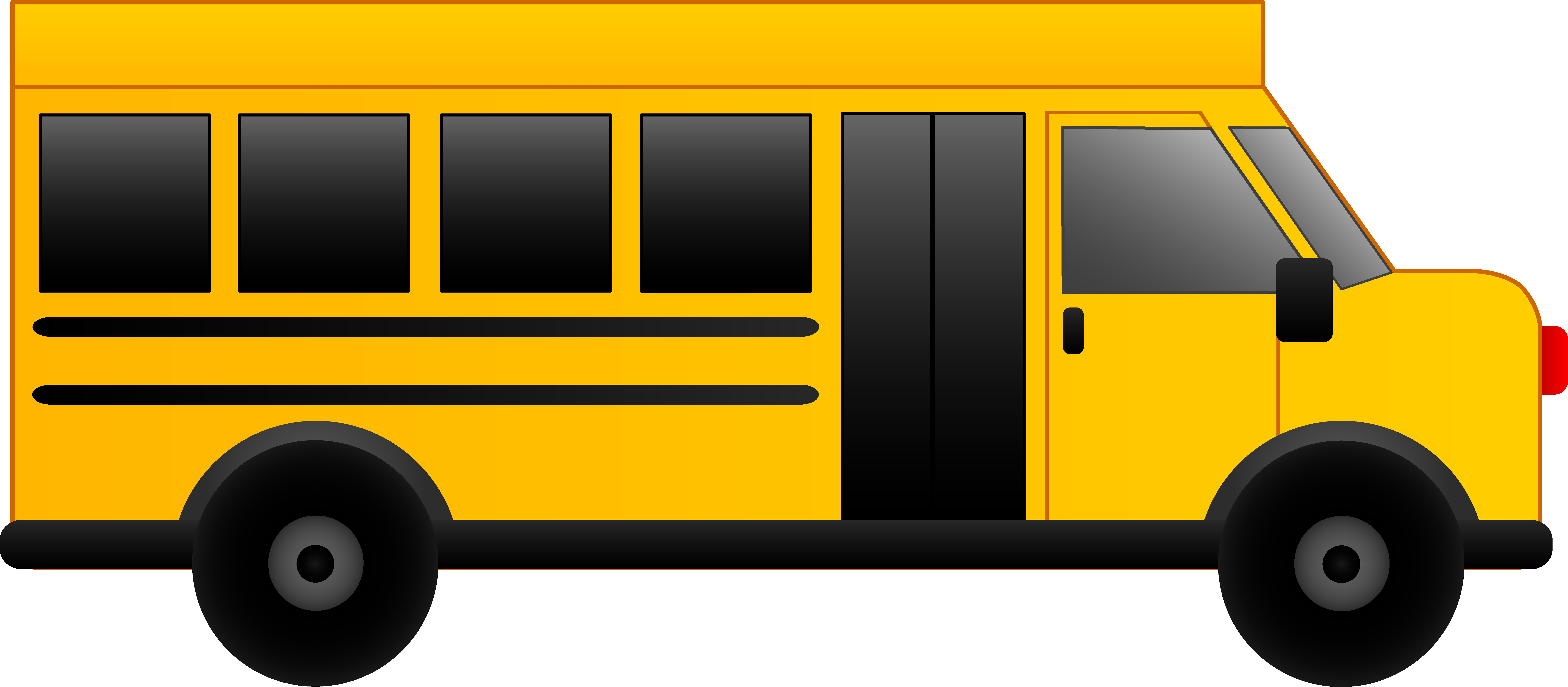 Cartoon bus pictures clip art