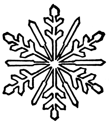 Snowflake Clip Art Microsoft - Free Clipart Images