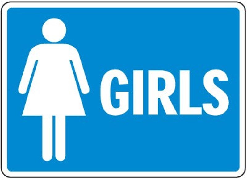 Ladies restroom clipart