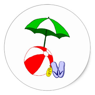 Beach Ball Stickers | Zazzle