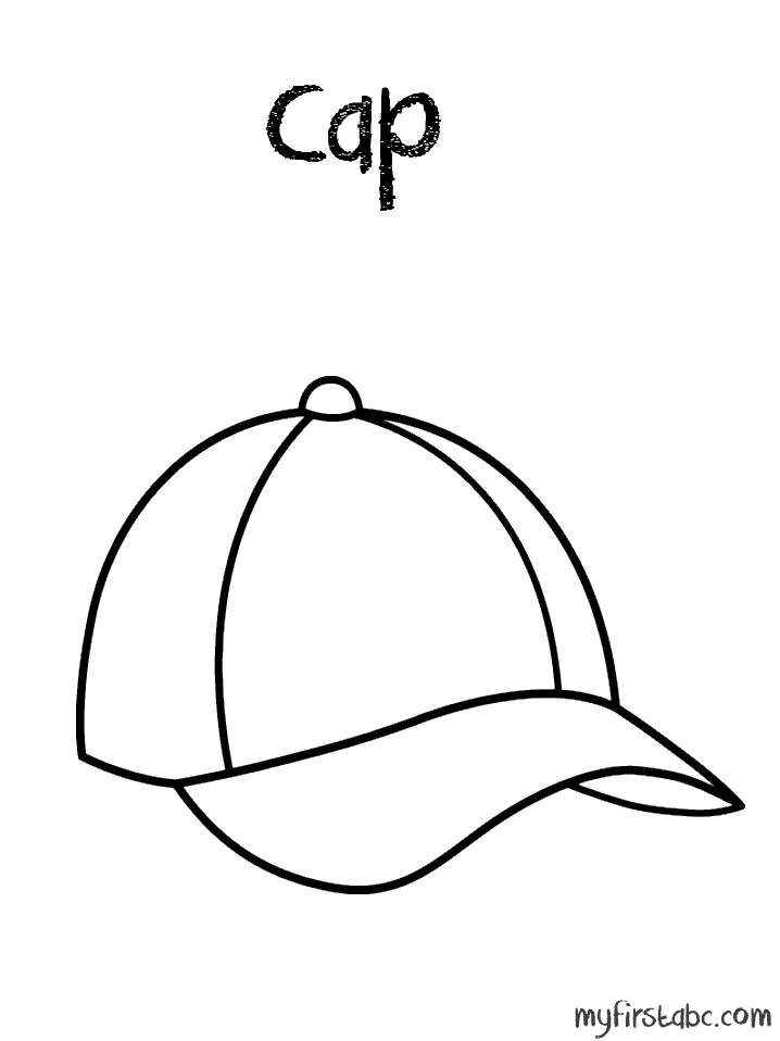 baseball cap coloring page baseball coloring page free coloring ...