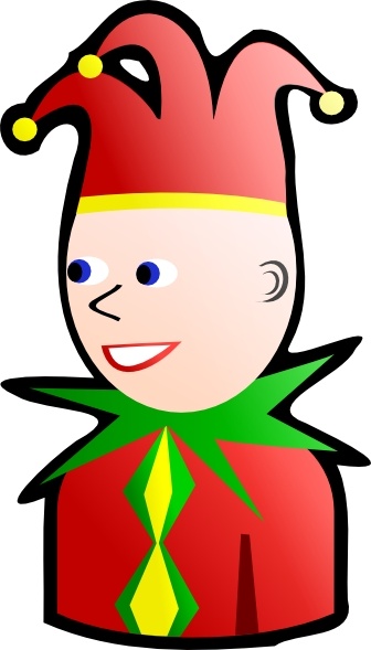 Clipart joker card