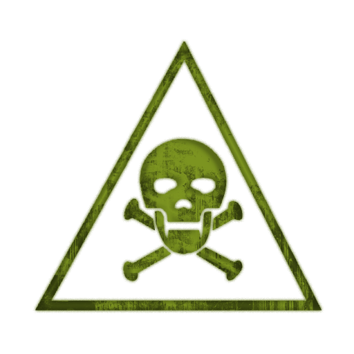 Warning Poison Icon #092843 Â» Icons Etc