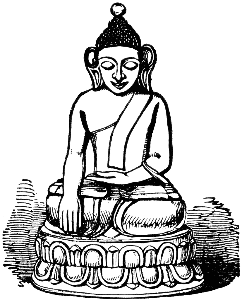 Gautama buddha clipart