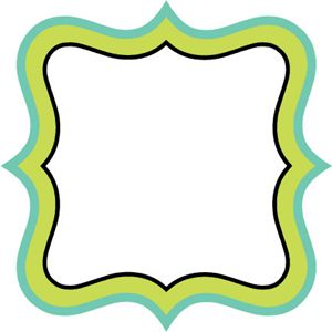 Plaque shape clipart