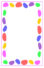 Printable Stationery Sheets, Letter Papers with Borders