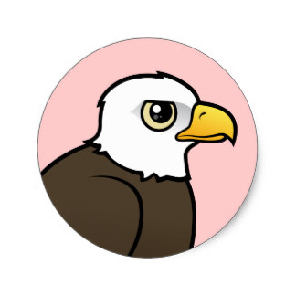 Cute Bird Drawing Stickers | Zazzle
