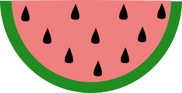 Watermelon cartoon clipart