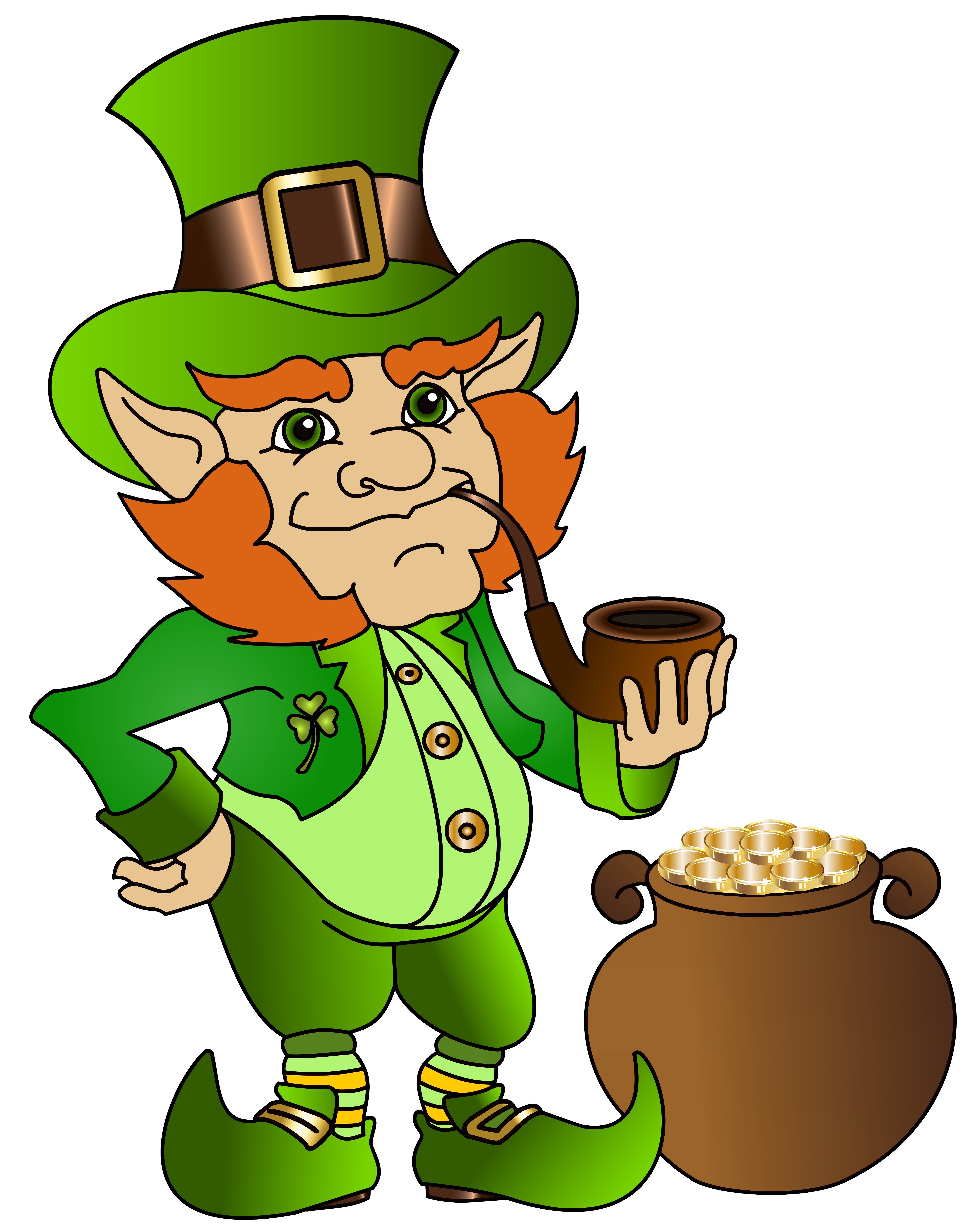 Leprechaun transparent clip art image - Cliparting.com