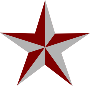 Red Star Clip Art - vector clip art online, royalty ...