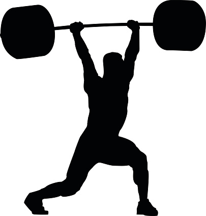 Clean And Jerk Clip Art, Vector Images & Illustrations